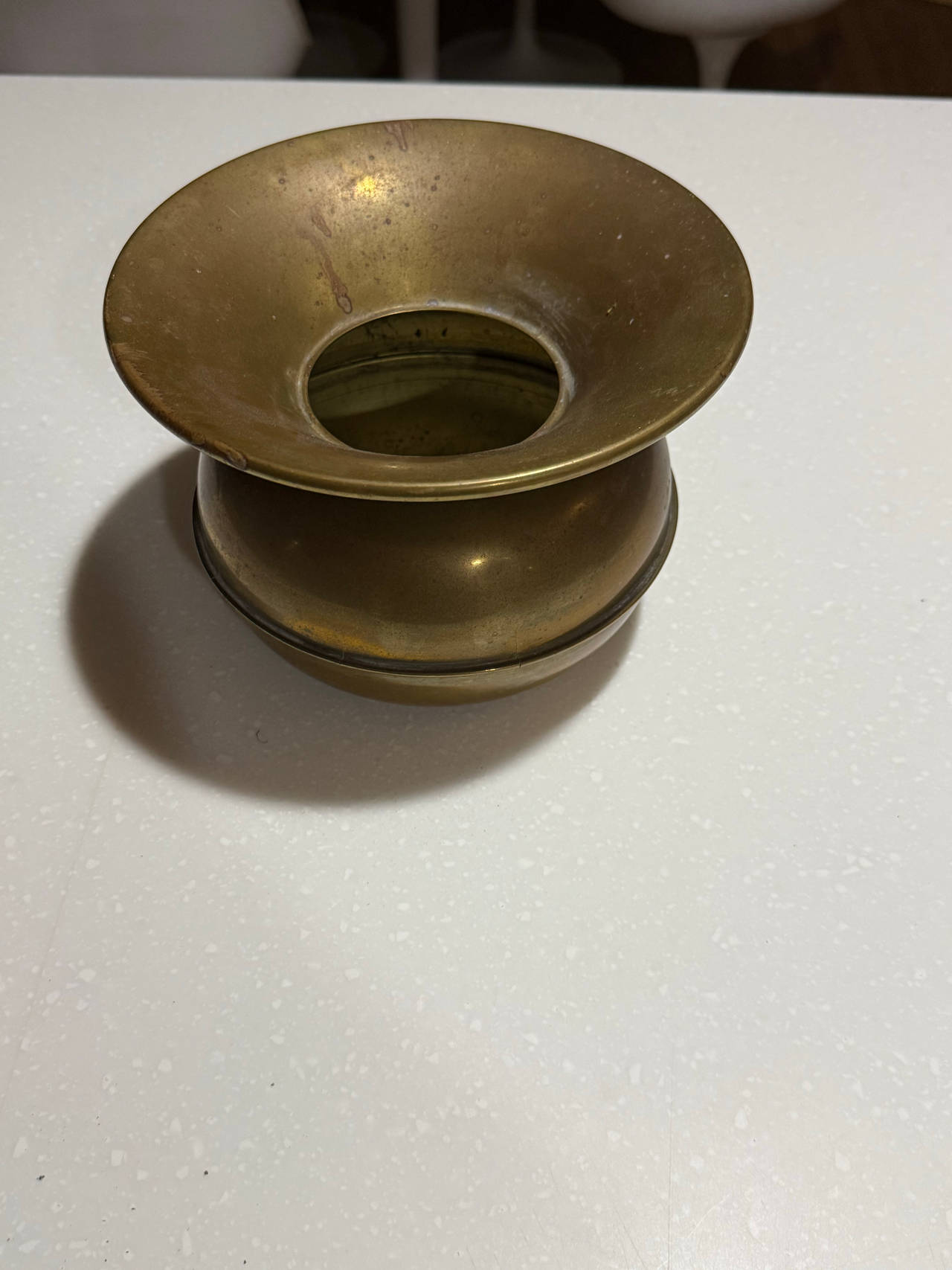 Vintage Brass Spittoon Cuspidor