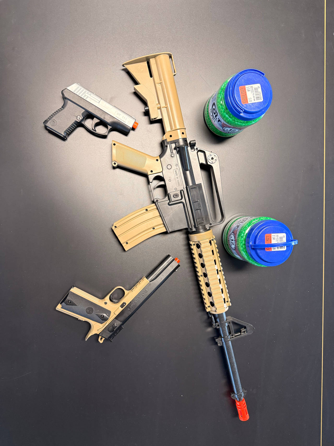 Crosman Stinger R34 Spring Airsoft Rifle Kit with Accessories