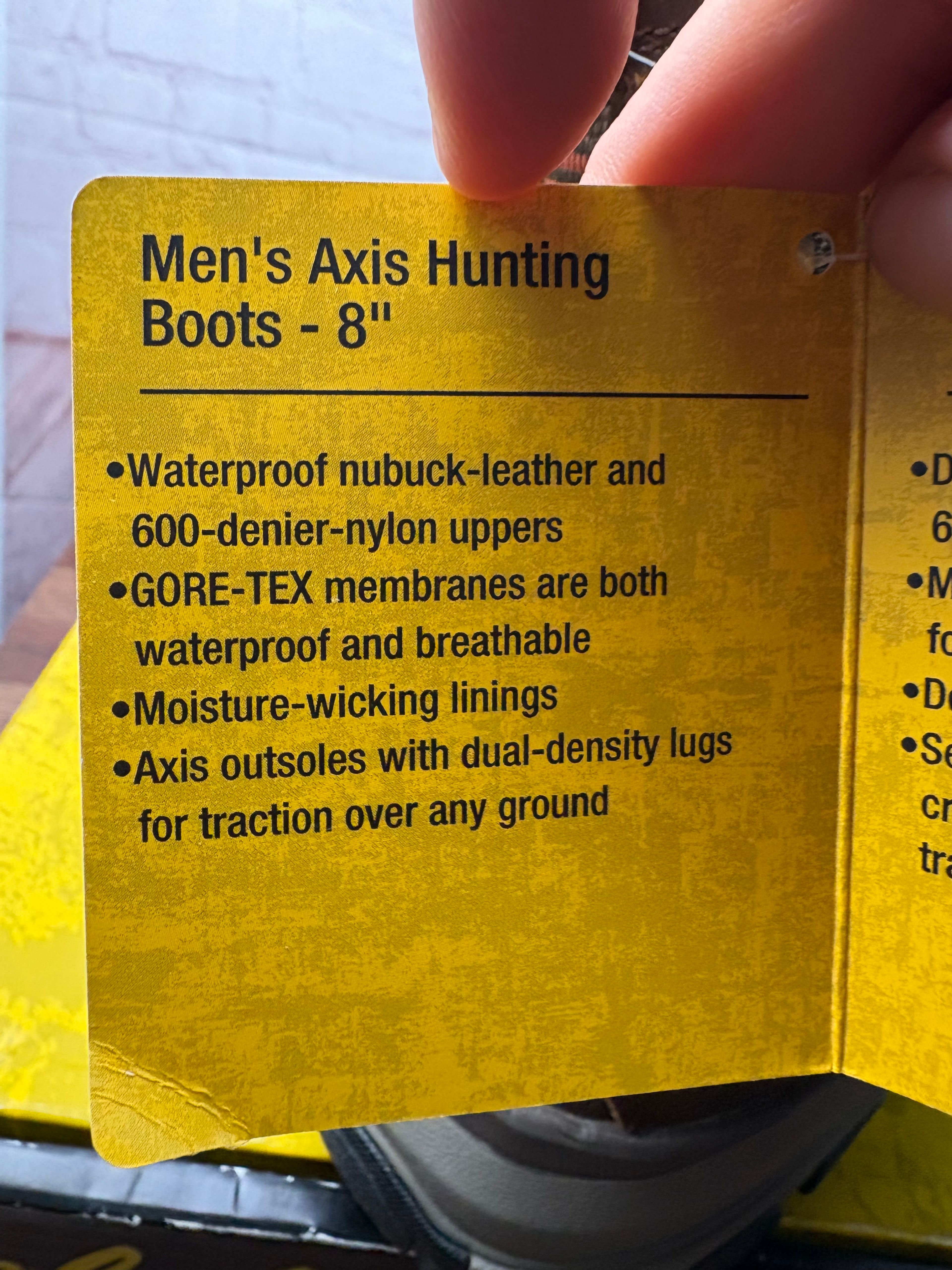 New Cabela's Axis GORE-TEX Hunting Boots for Men size 10.5 M - Image 6