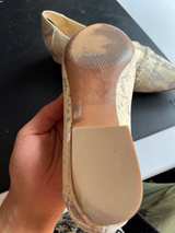 Cole Haan Mabel Skimmer Loafers Chalk Python - Image 3