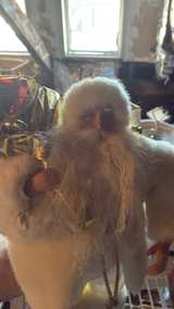 White Suit Standing Santa Claus Figurine - Image 5