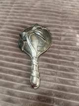 Antique Silver Hand Mirror - Image 3