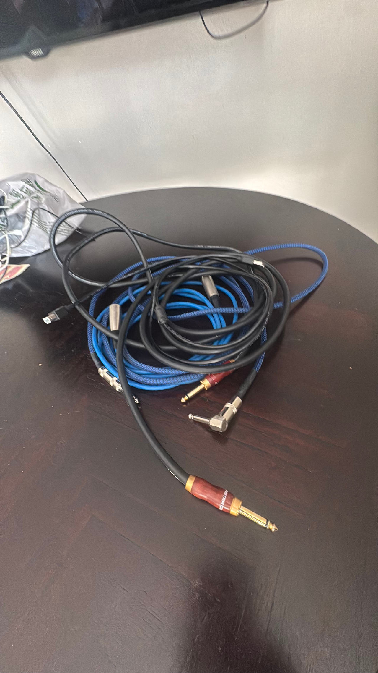 Assorted Musician Cable Lot - Monster, XLR, Instrument