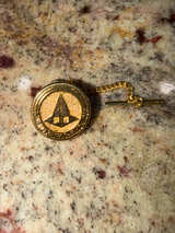 Jinling Petrochemical Co. 1982 Commemorative Tie Tack Pin - Image 1