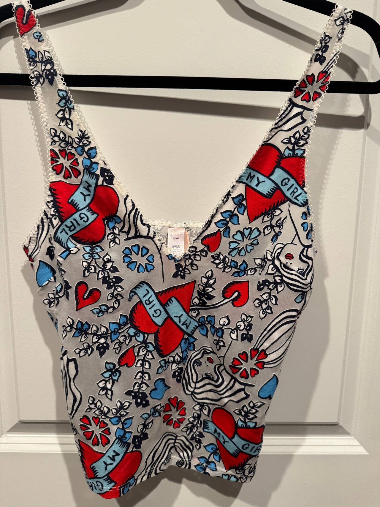 Victoria’s Secret Tattoo Print Camisole gray size M