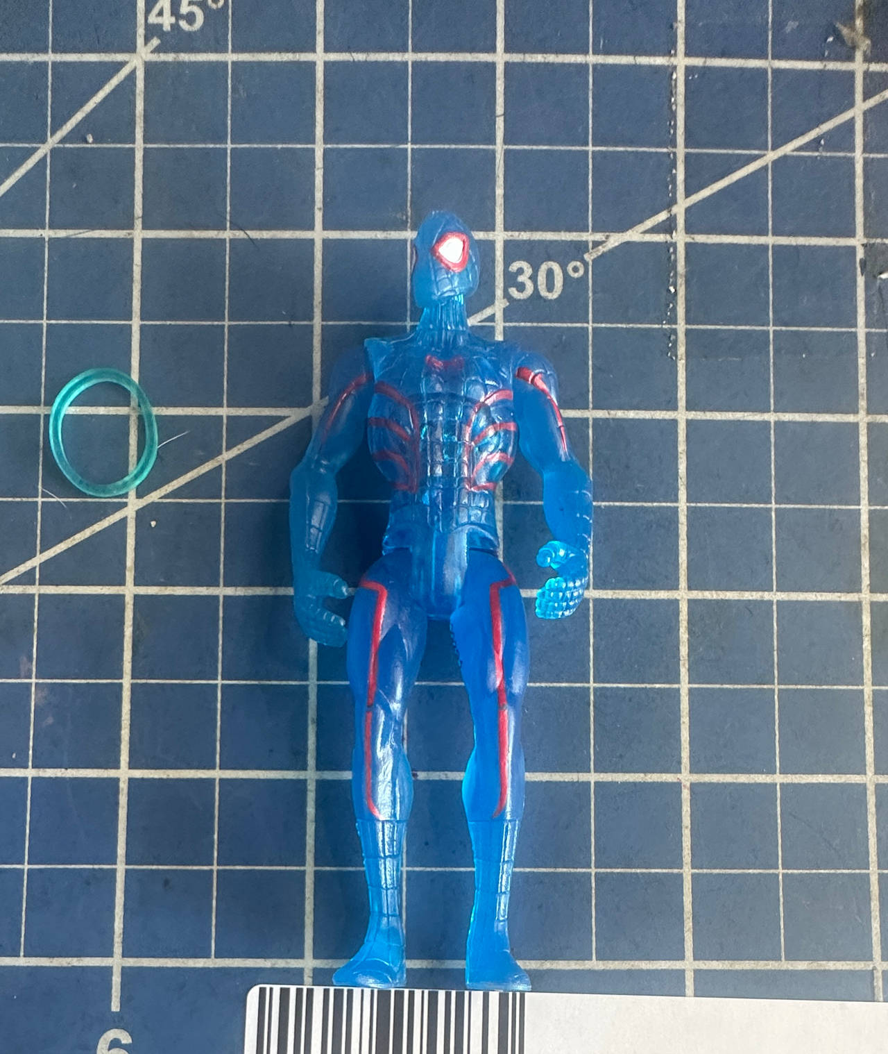 Marvel Legends Spider-Man 2099 Translucent Blue Figure 123