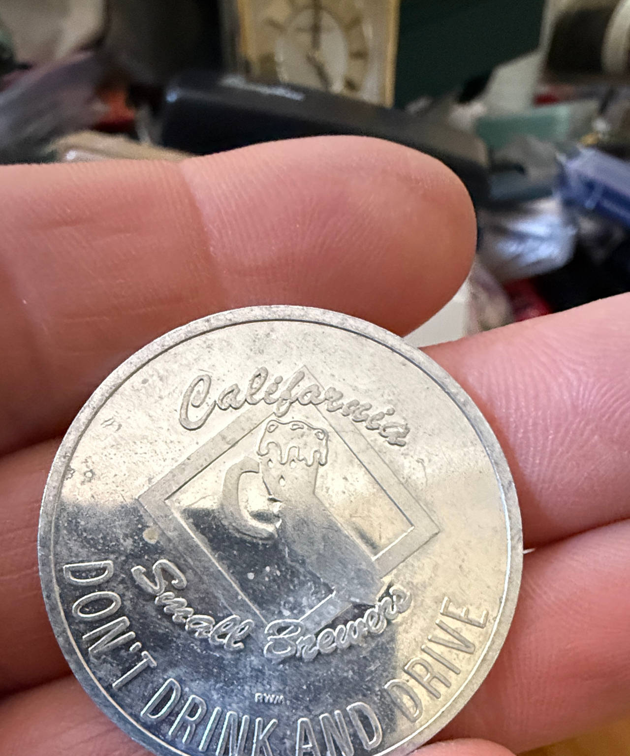 California Small Brewers Don't Drink and Drive Token