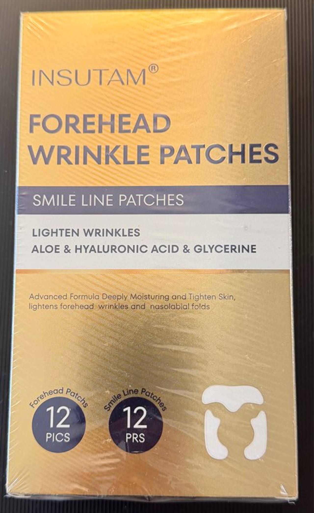 INSUTAM Forehead and Smile Line Wrinkle Patches