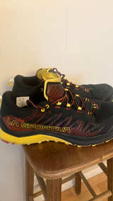 La Sportiva Jackal II GTX Trail Running Shoes Black/Yellow - Image 3