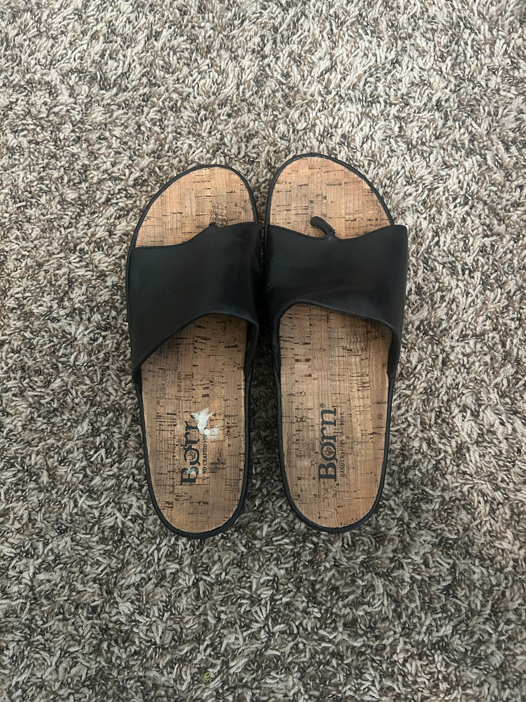 Born Women's Leather Toe Loop Sandals