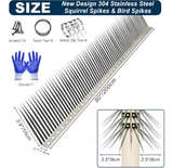 Bird Spikes, Squirrel Spikes and Squirrel Baffles Keep Raccoons, Cats and Snakes - Image 3