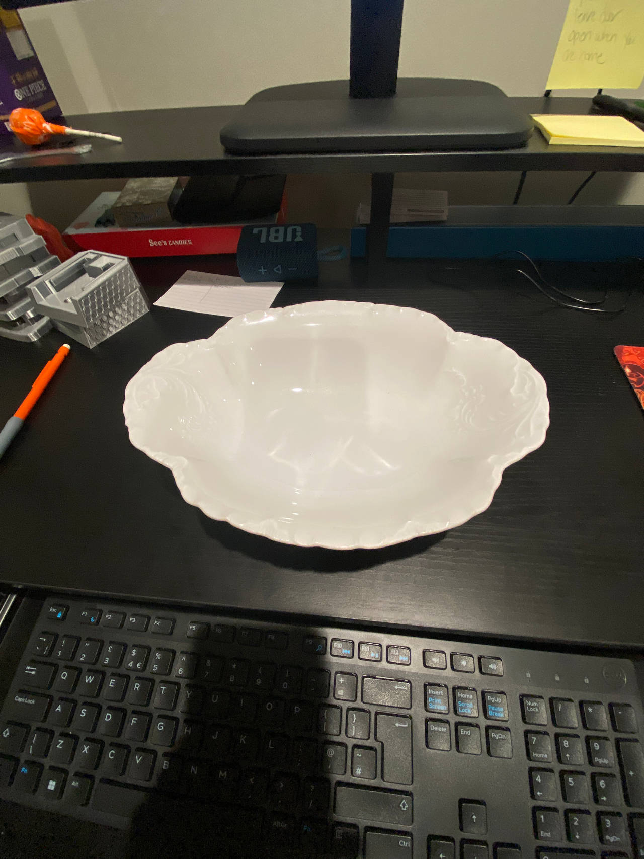 White Porcelain Serving Bowl