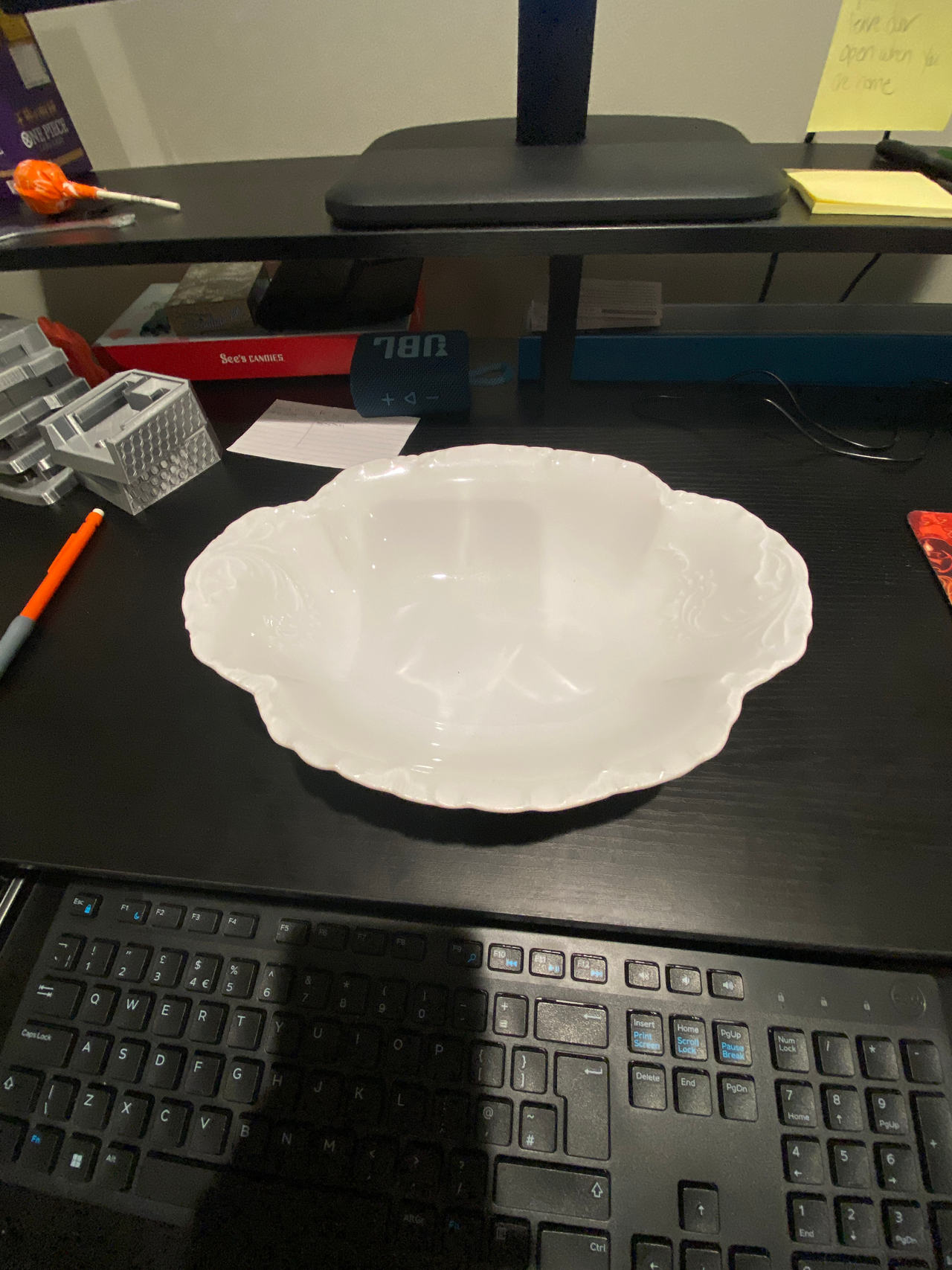White Porcelain Serving Bowl
