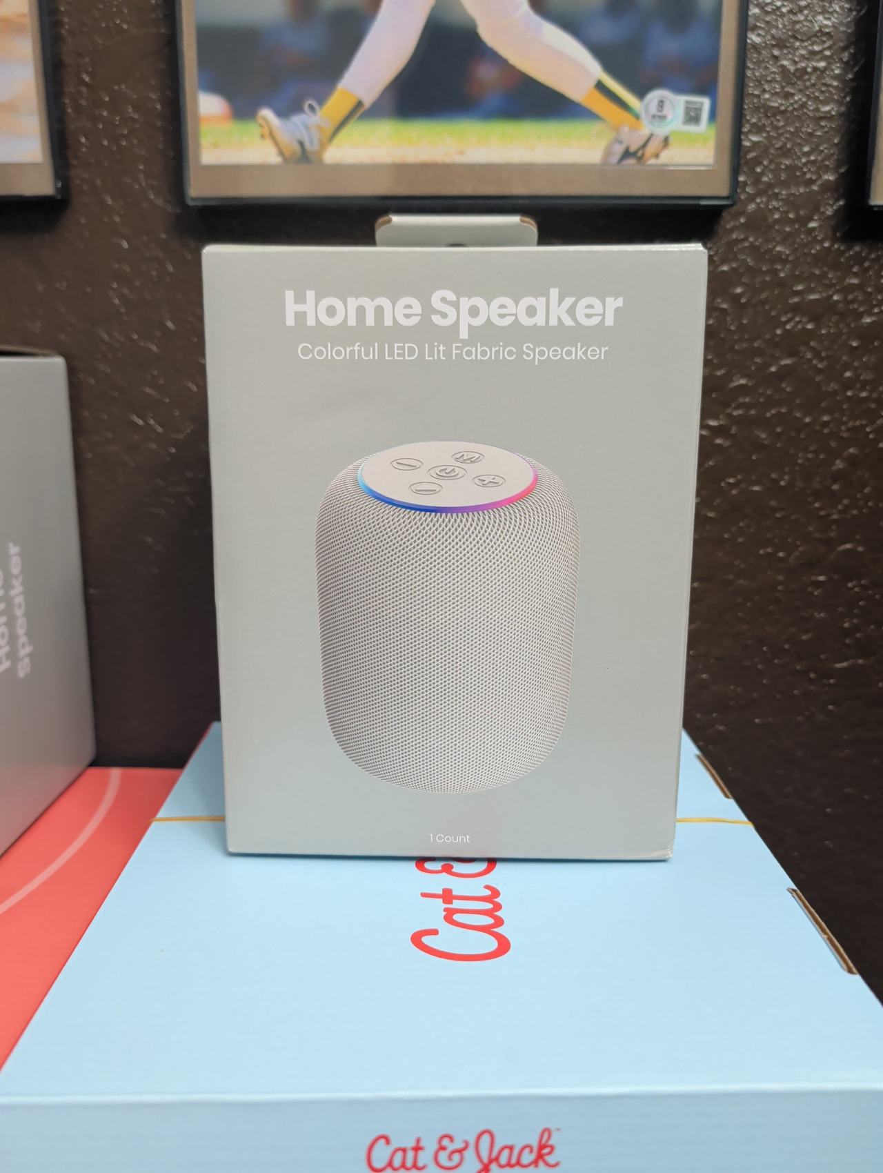 Home Speaker Colorful LED Lit Fabric Speaker
