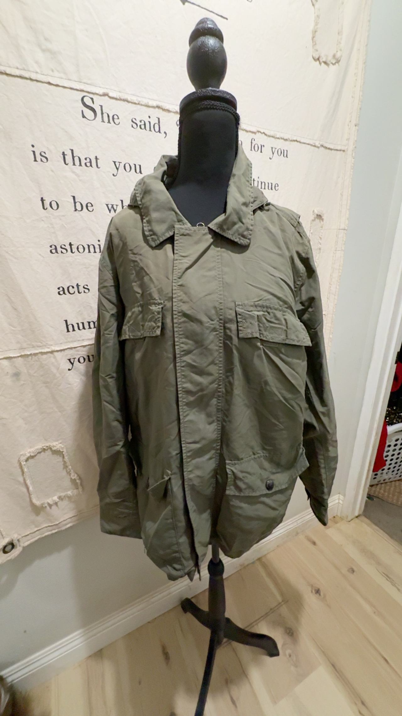 Land's End Windbreaker Raincoat