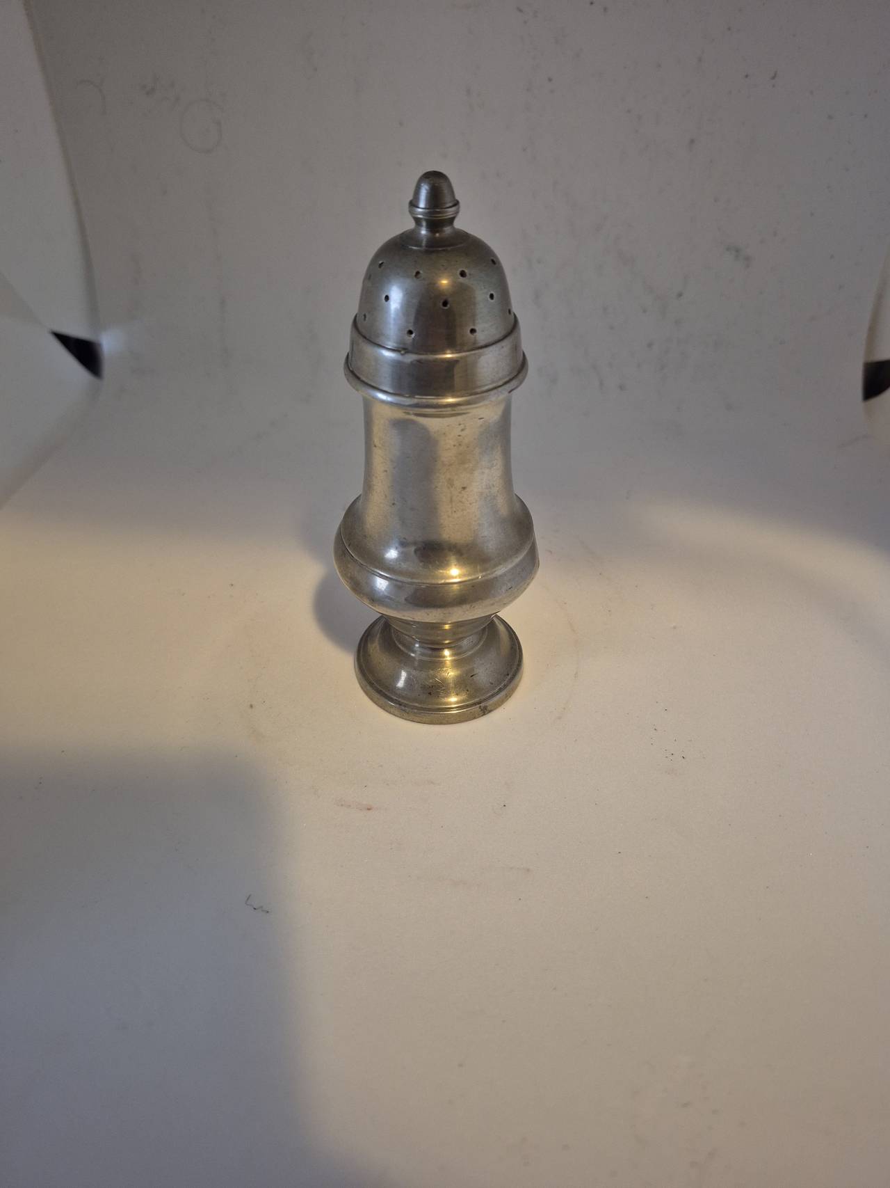 Vintage Pewter Sugar Shaker Muffineer