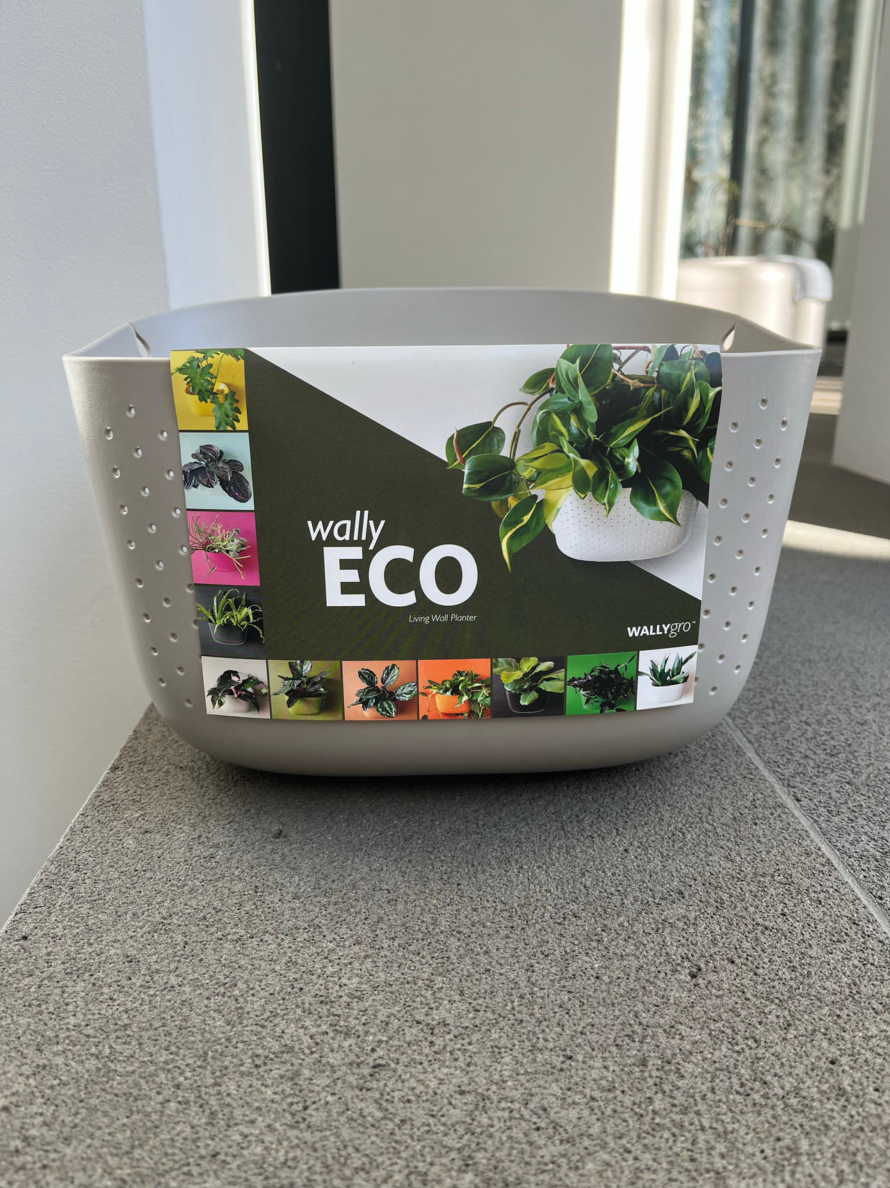 Wally Eco Living Wall Planter - Stone