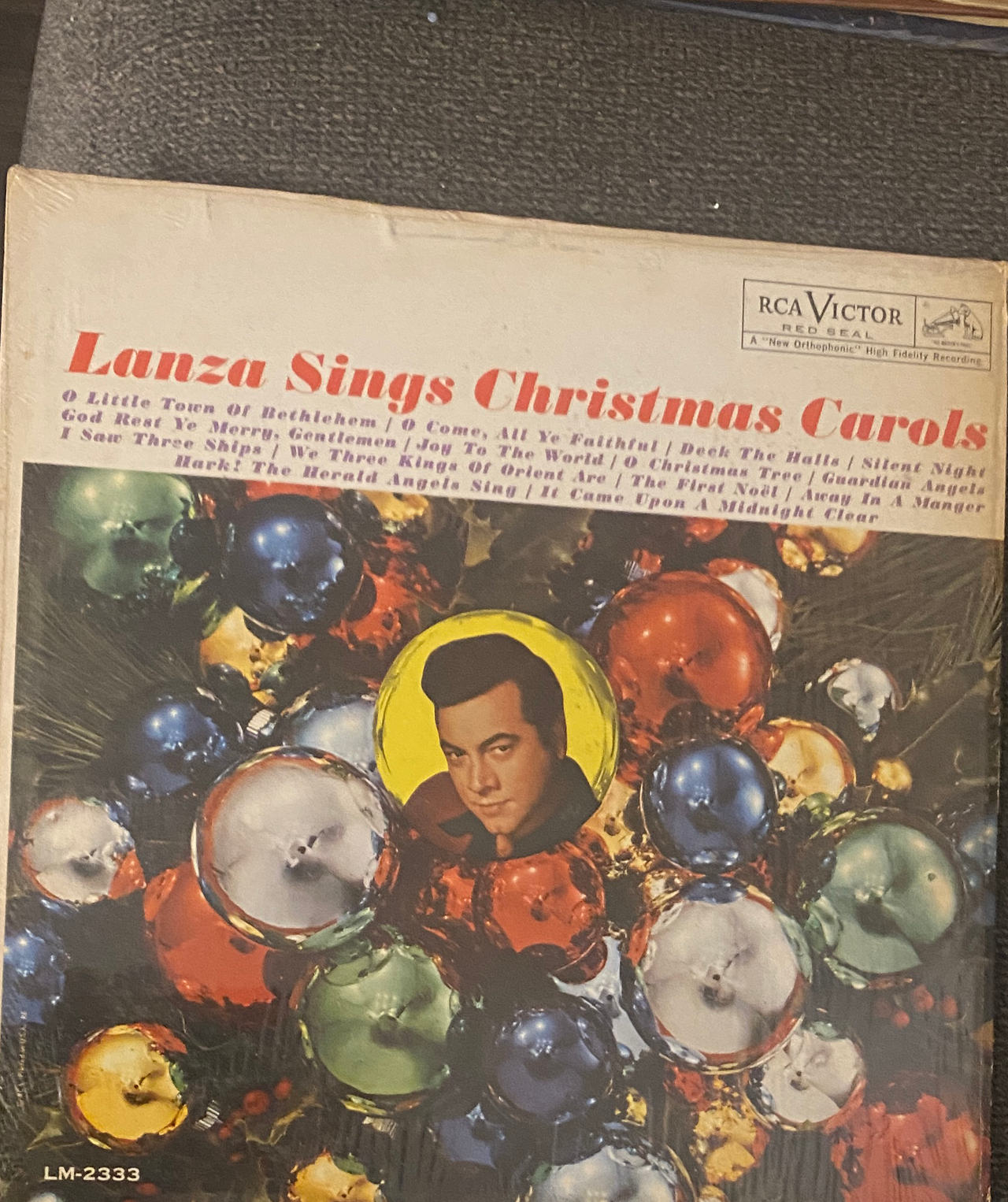 Mario Lanza - Lanza Sings Christmas Carols Vinyl LP