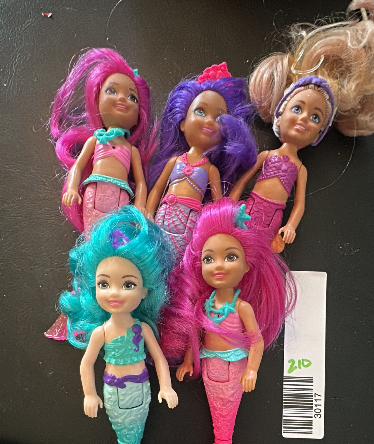 Barbie Chelsea Dreamtopia Mermaid Doll Lot 5 pcs pink blue purple 210