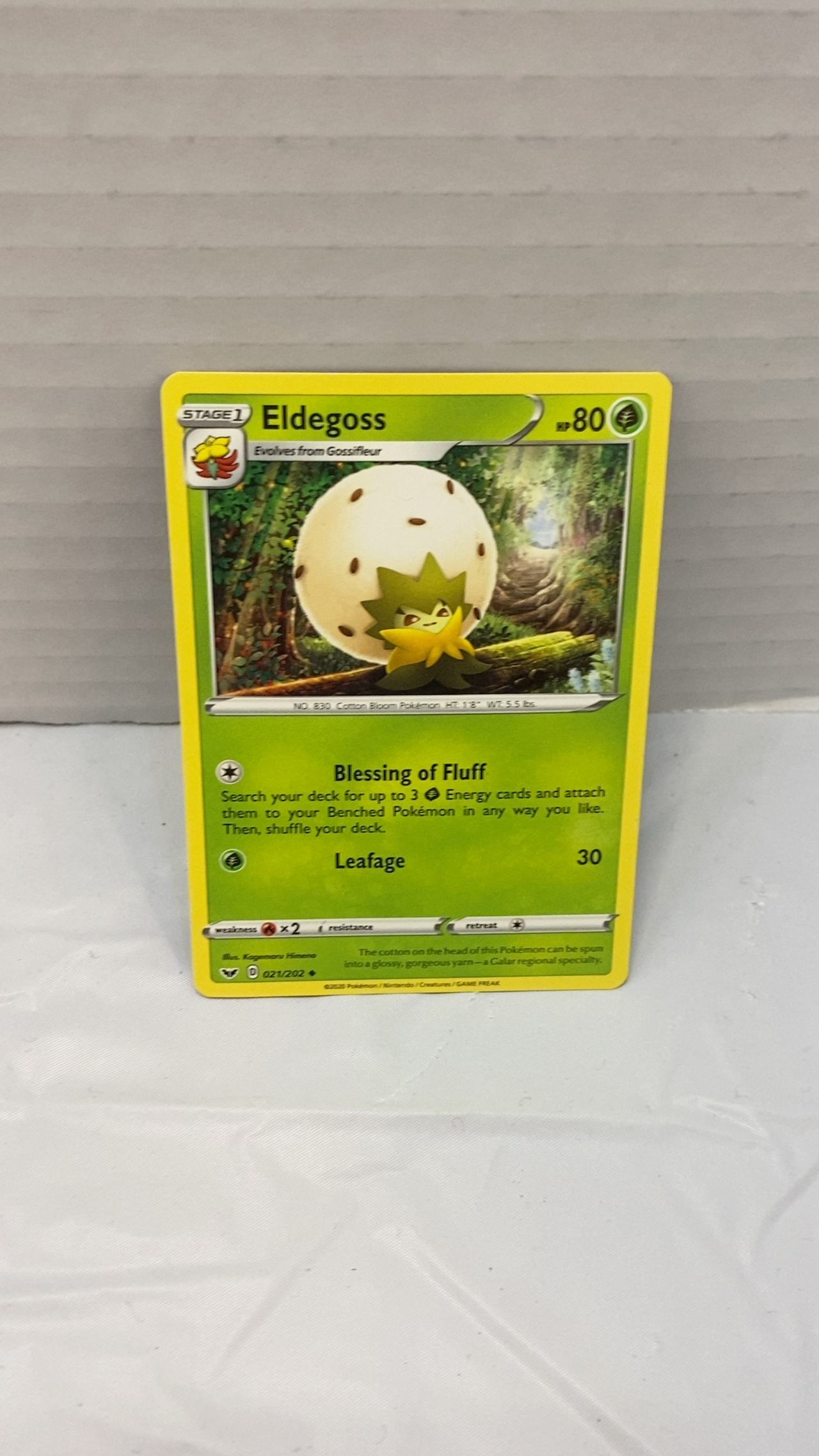 Pokemon Eldegoss Uncommon Card – Sword & Shield Base Set