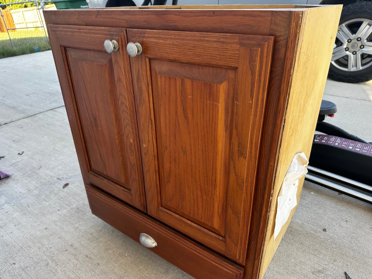 Solid Wood Bathroom Vanity Cabinet
