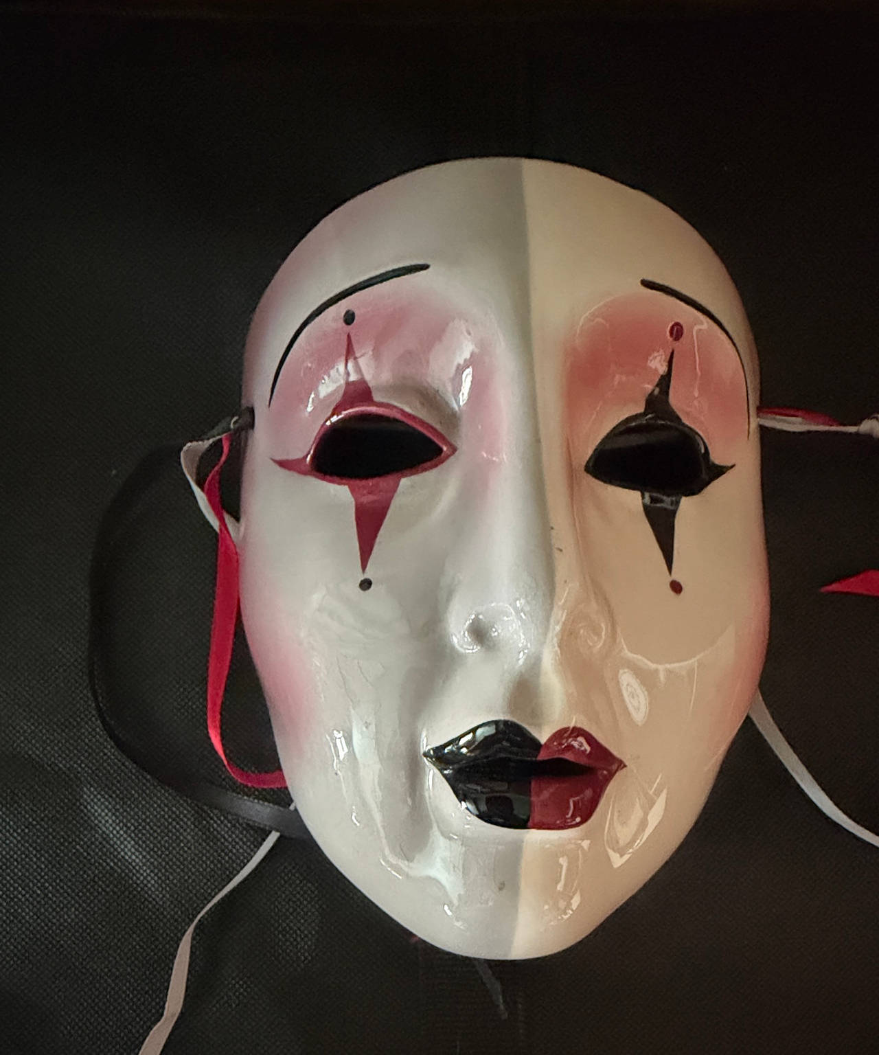 Harlequin Pierrot Comedy Tragedy Mask