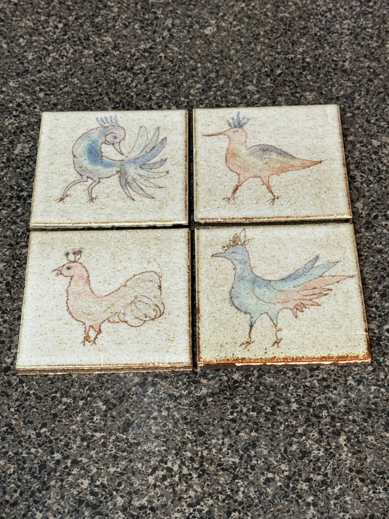 Harris Strong Style Vintage Bird Ceramic Tiles