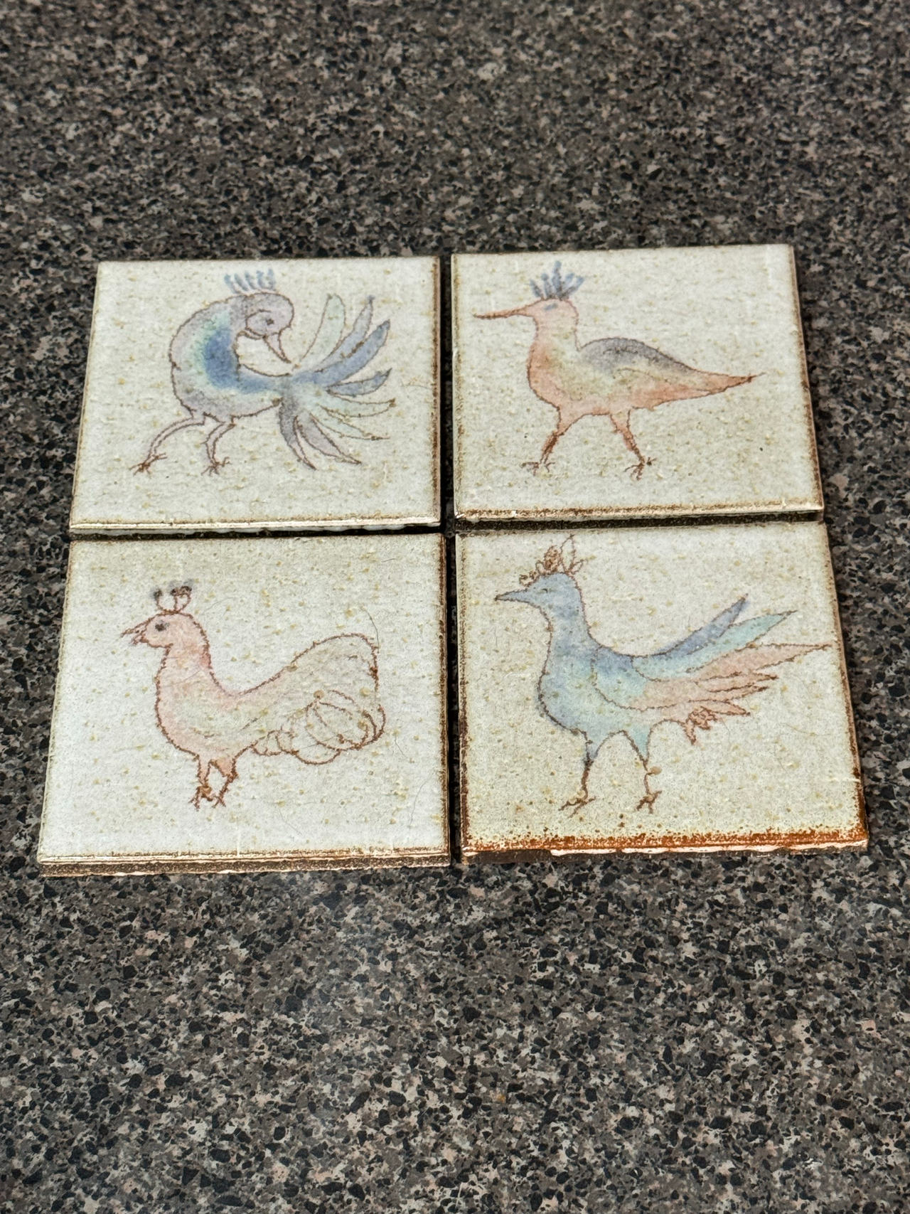 Harris Strong Style Vintage Bird Ceramic Tiles