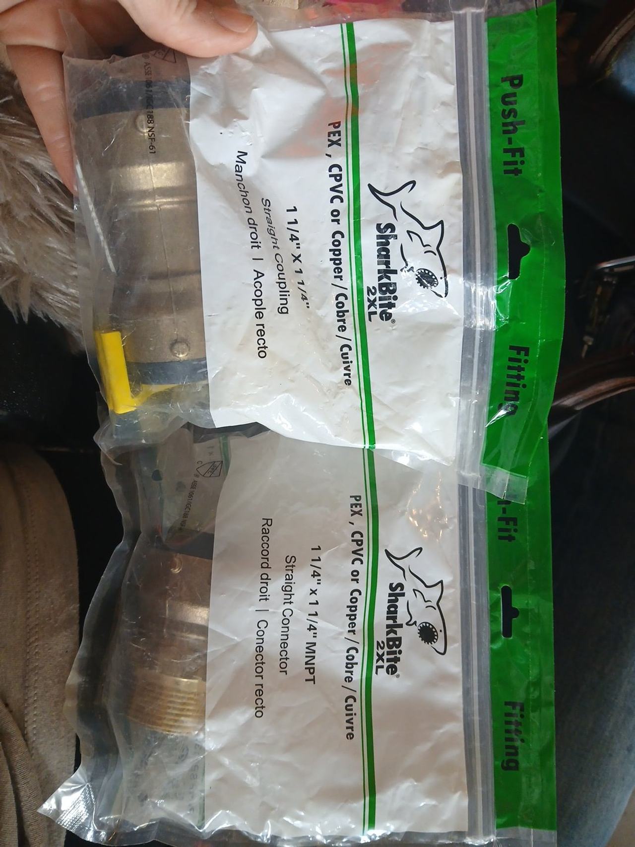 SharkBite 2XL 1-1/4 inch Push-to-Connect Straight Coupling