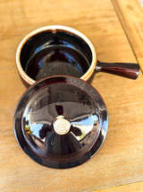 Vintage Pfaltzgraff Gourmet Brown Drip Glaze Saucepan with Lid - Image 5