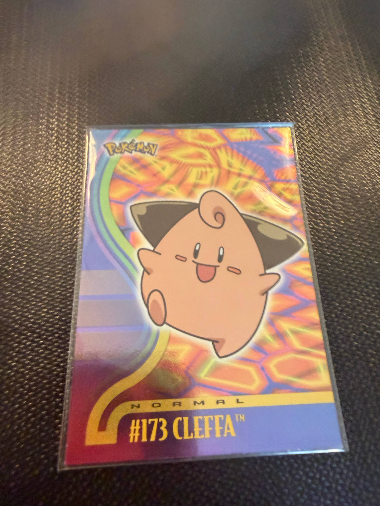 Pokémon Topps Johto Series 1 #173 Cleffa Holofoil Card