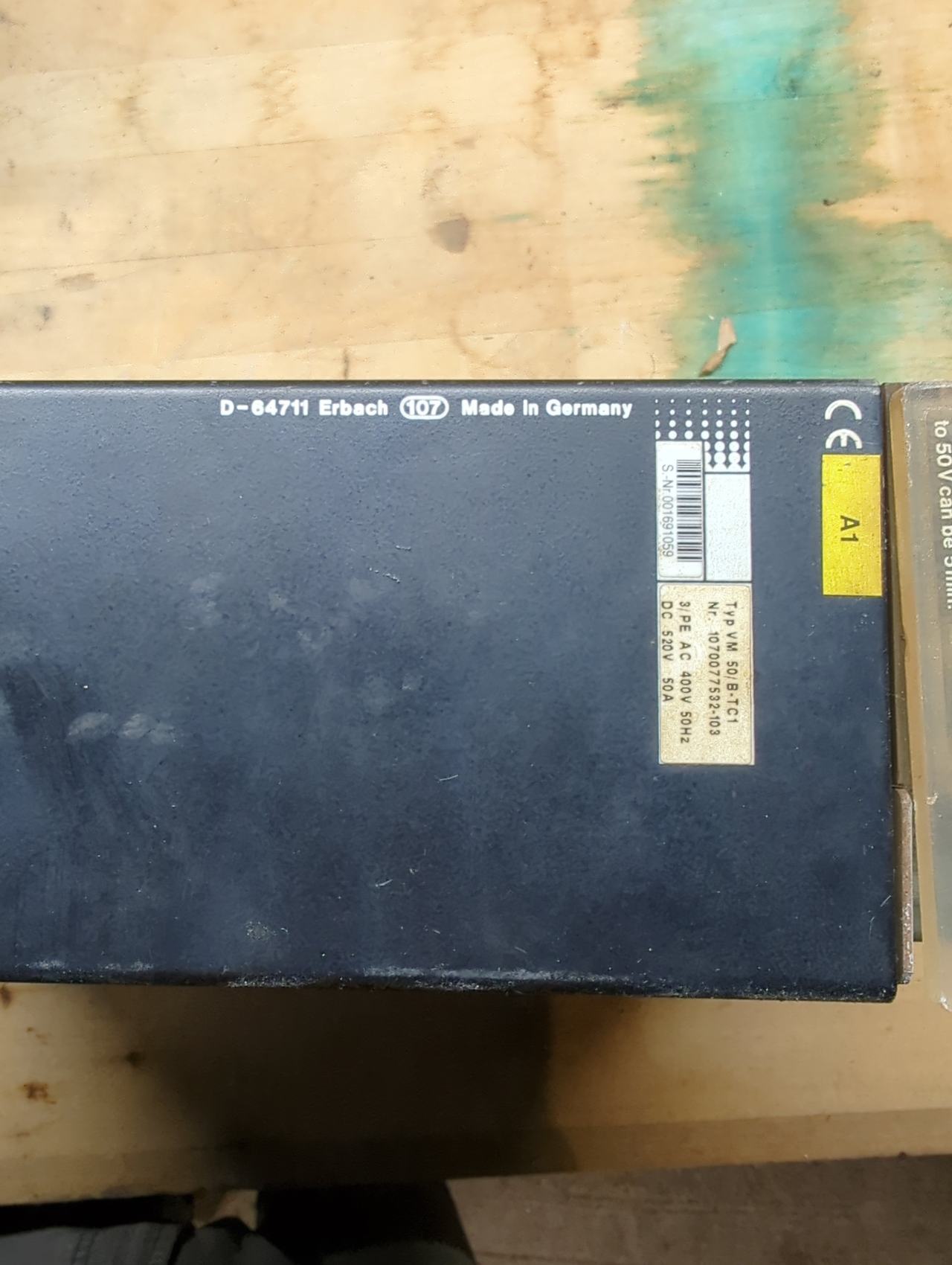 Erbach VM 50/B-TC1 Power Supply Unit