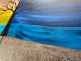 Day and Night Tree Diptych Canvas Painting - Image 5