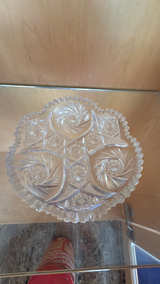 Cut Glass Crystal Serveware Set - Image 4
