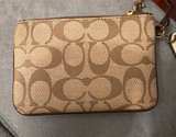 Coach Signature Heritage Logo Wristlet - Image 5