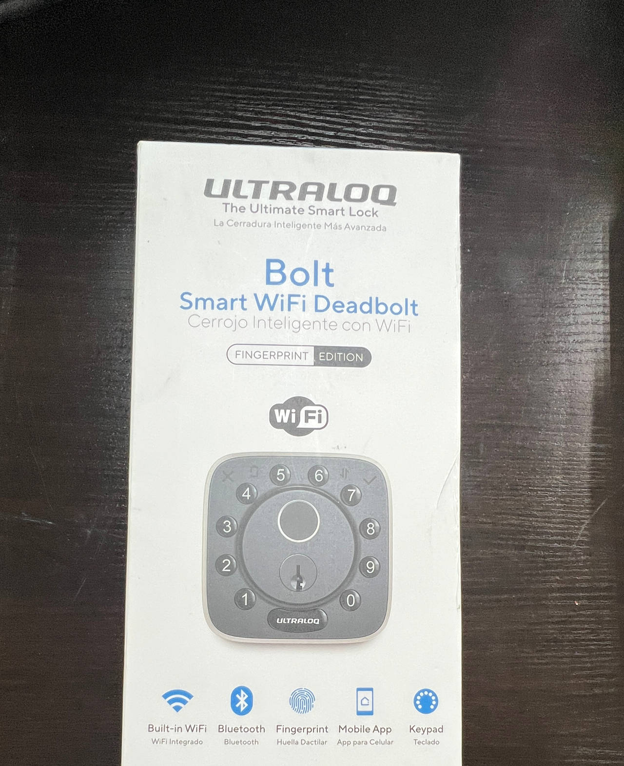 Ultraloq Bolt Smart WiFi Deadbolt Fingerprint Edition