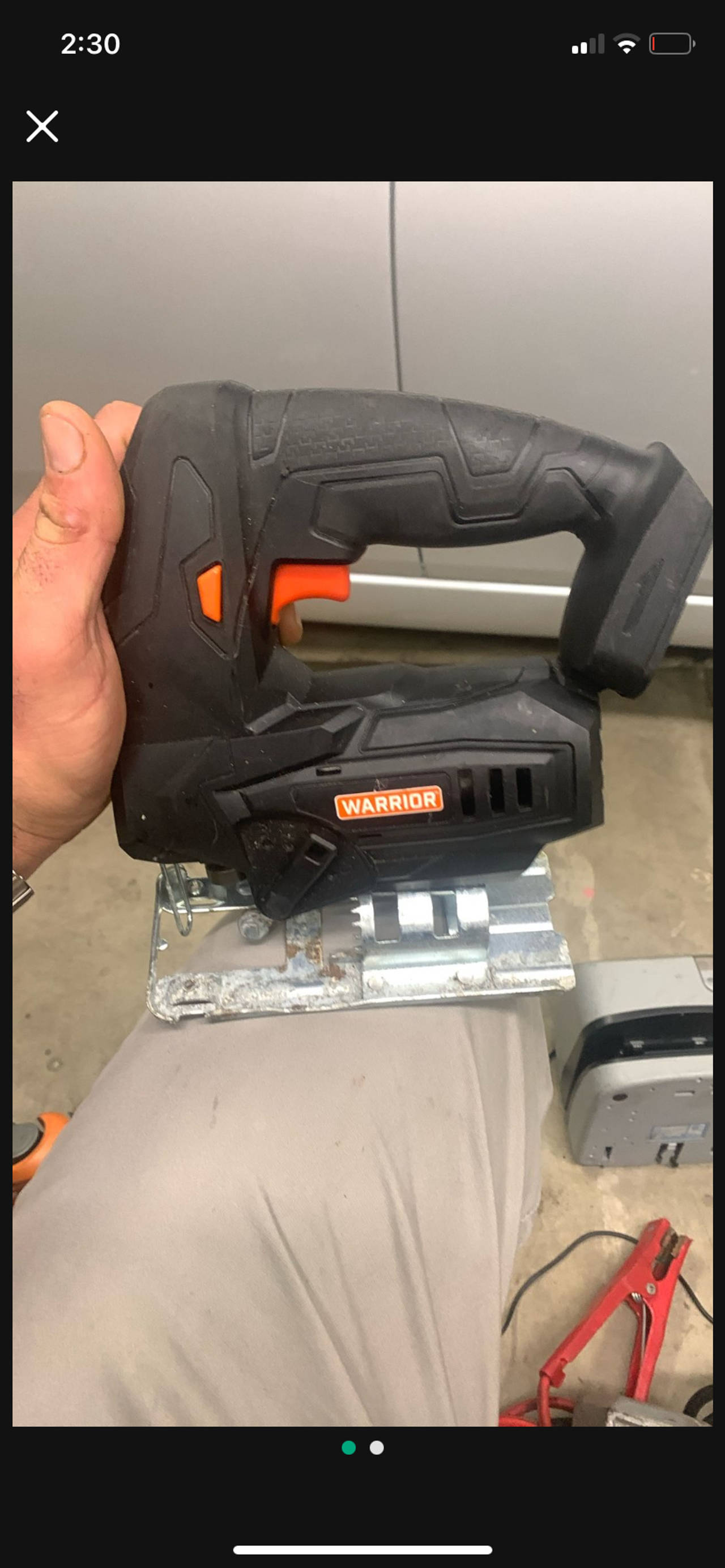 Warrior 18V Cordless Variable Speed Jig Saw