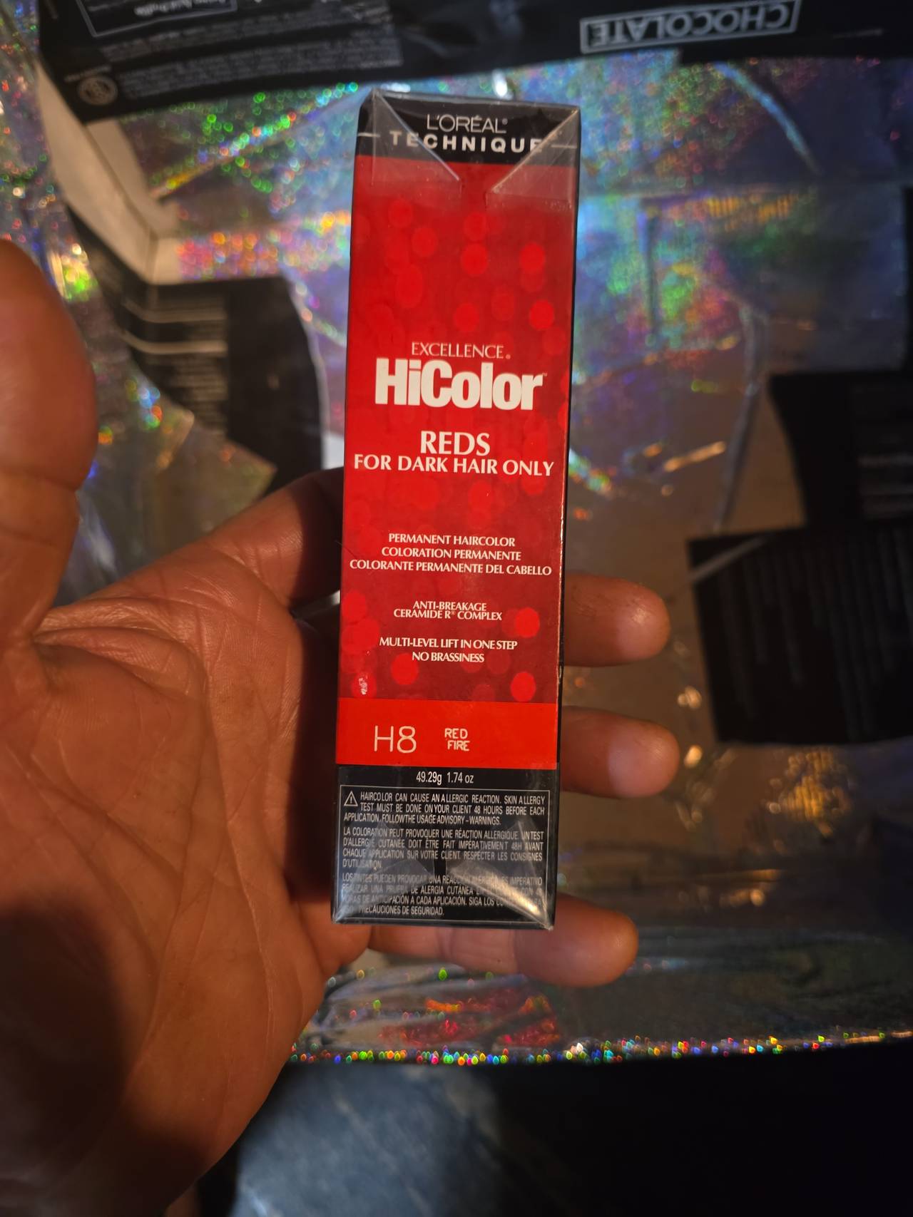 L'Oreal Excellence HiColor Reds for Dark Hair Only H8 Red Fire