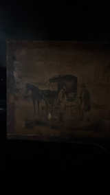 Antique Advertising Wooden Box Lid - Image 2