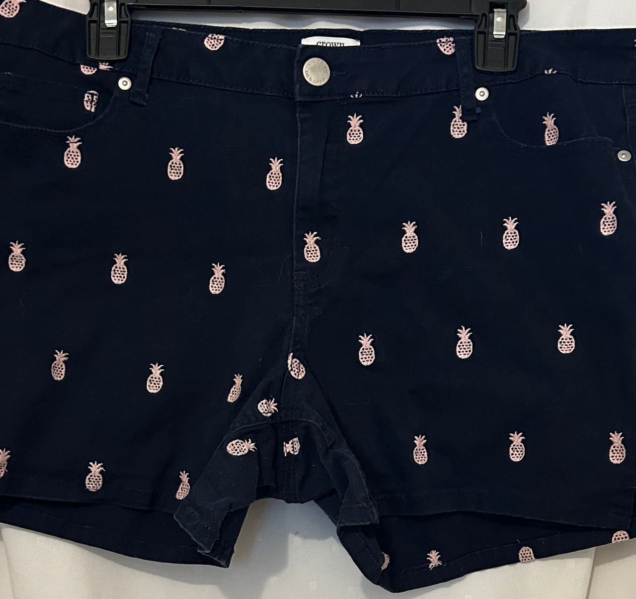 Crown & Ivy Pineapple Print Shorts