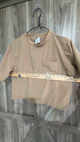 Nike Sportswear Essential Women's Woven Pocket Top Tan - Image 6