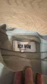 The Skinny Confidential Rich Mom Cropped Sweatshirt - Image 2