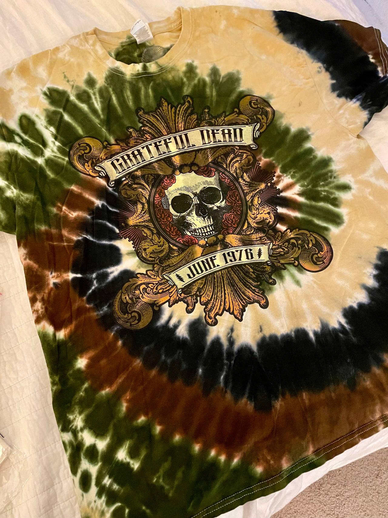 NWOT! Grateful Dead Dave’s Picks June 1976 Boxed Set T-Shirt XL Super Rare