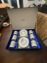 Aynsley Pembroke Floral Demitasse cups and saucers (set of 6 with box)  - Image 2