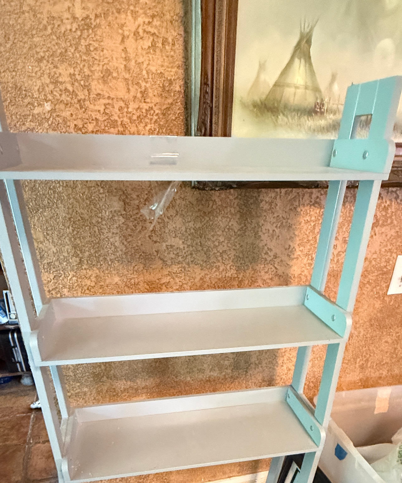 3-Tier Wooden Ladder Shelf