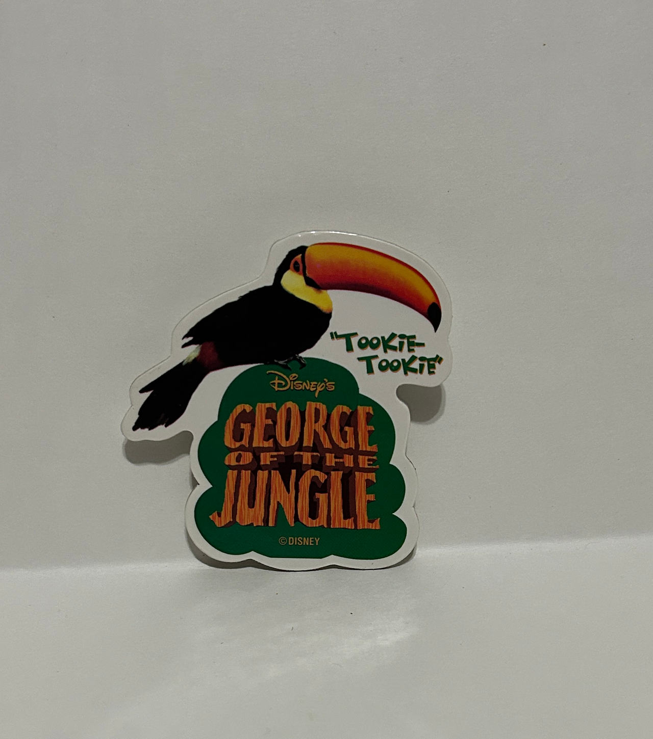Disney George of the Jungle Tookie Tookie Pin Back Button