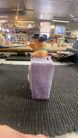 Vintage Fred Flintstone Safe Coin Bank - Image 4