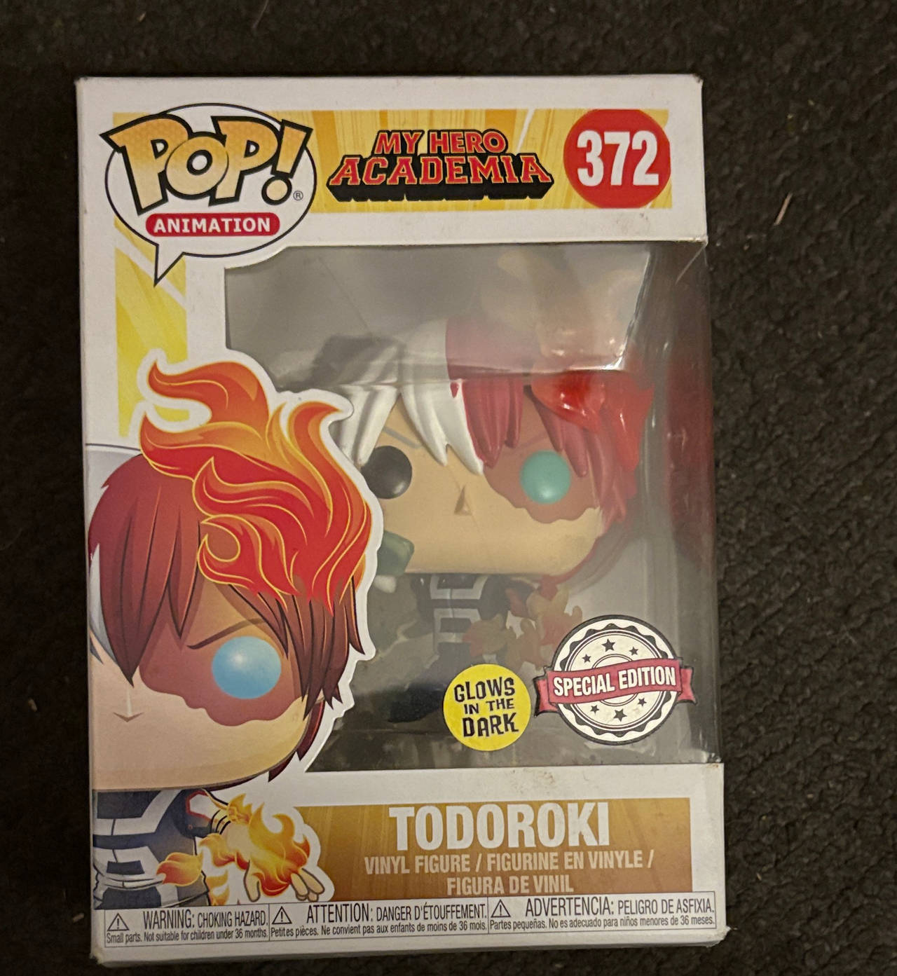 Funko Pop! My Hero Academia Todoroki #372 Glow in the Dark Special Edition