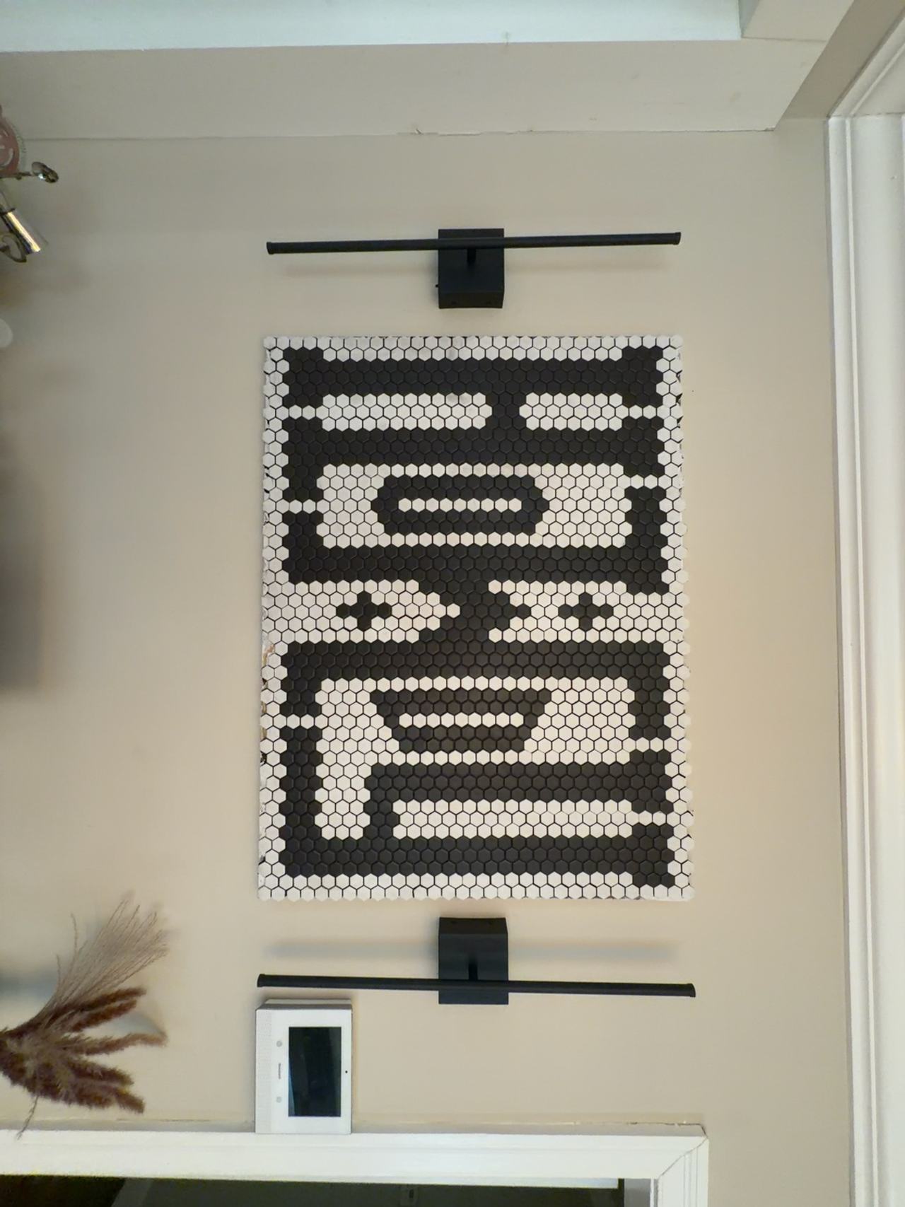 Black and White Tile Decor
