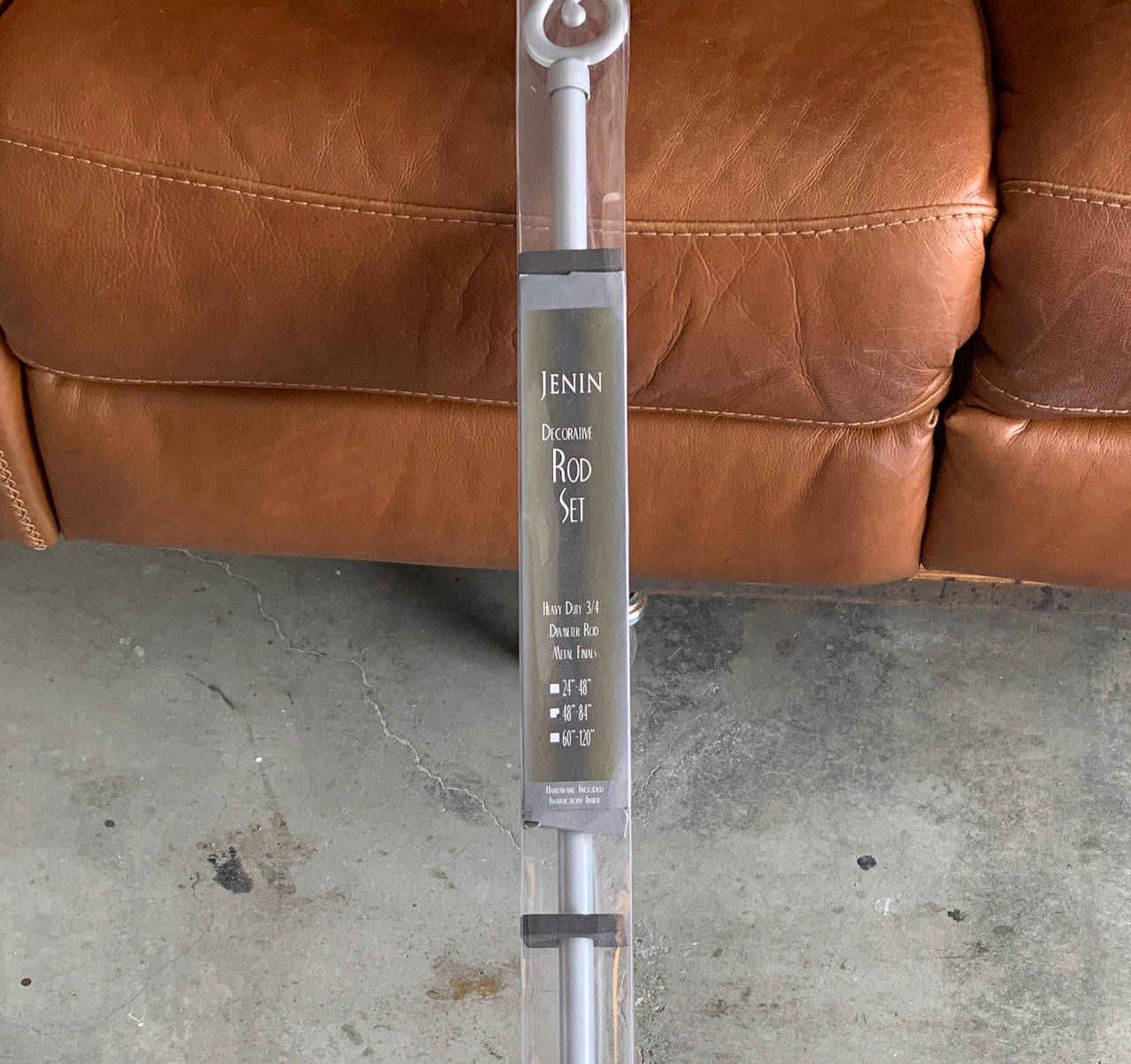 Jenin Decorative Rod Set 3/4" Diameter Metal Rod